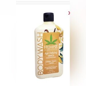 Hempz Vanilla Body Wash - Cream